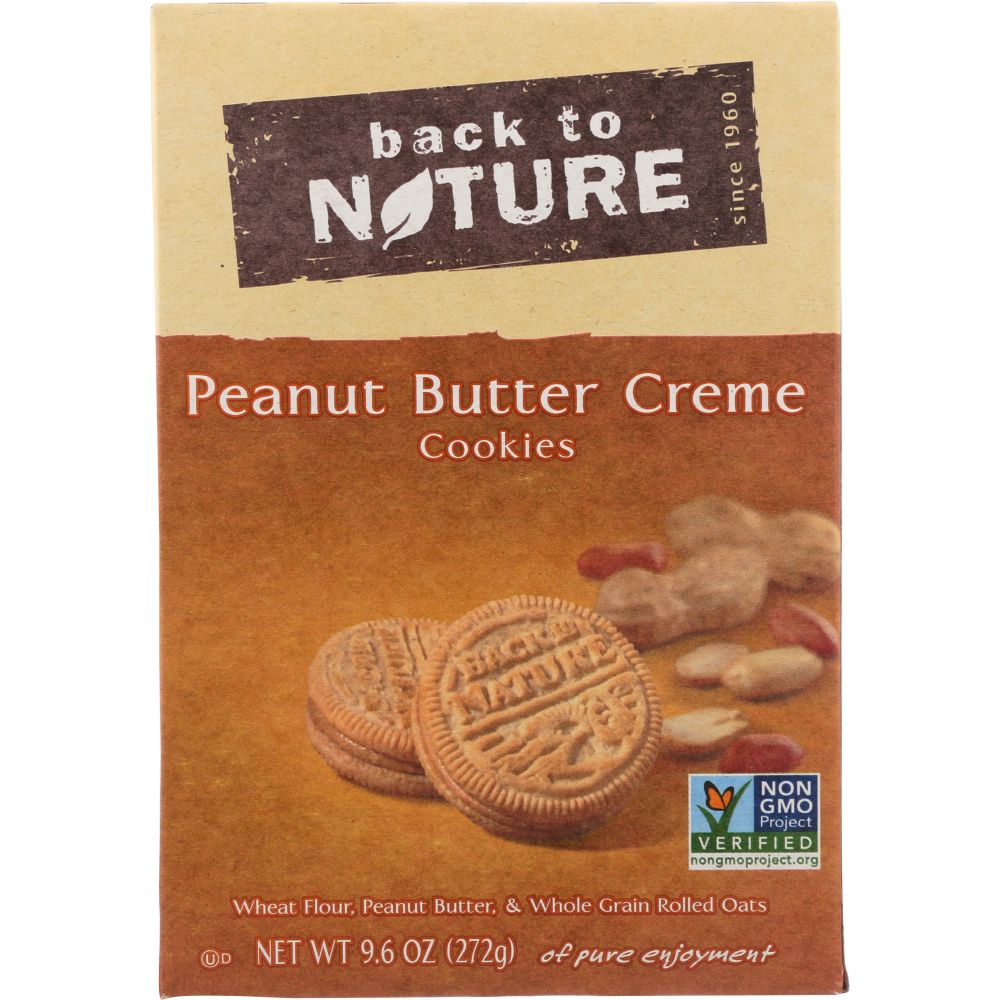 BACK TO NATURE: Cookies Peanut Butter Creme, 9.6 oz