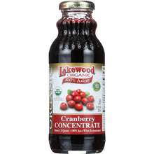 Load image into Gallery viewer, LAKEWOOD: Organic Cranberry Concentrate Juice, 12.5 oz