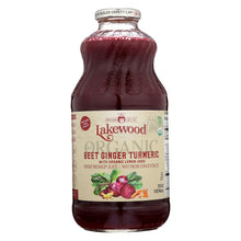 Load image into Gallery viewer, LAKEWOOD: Organic Beet Ginger Turmeric Juice, 32 fl oz