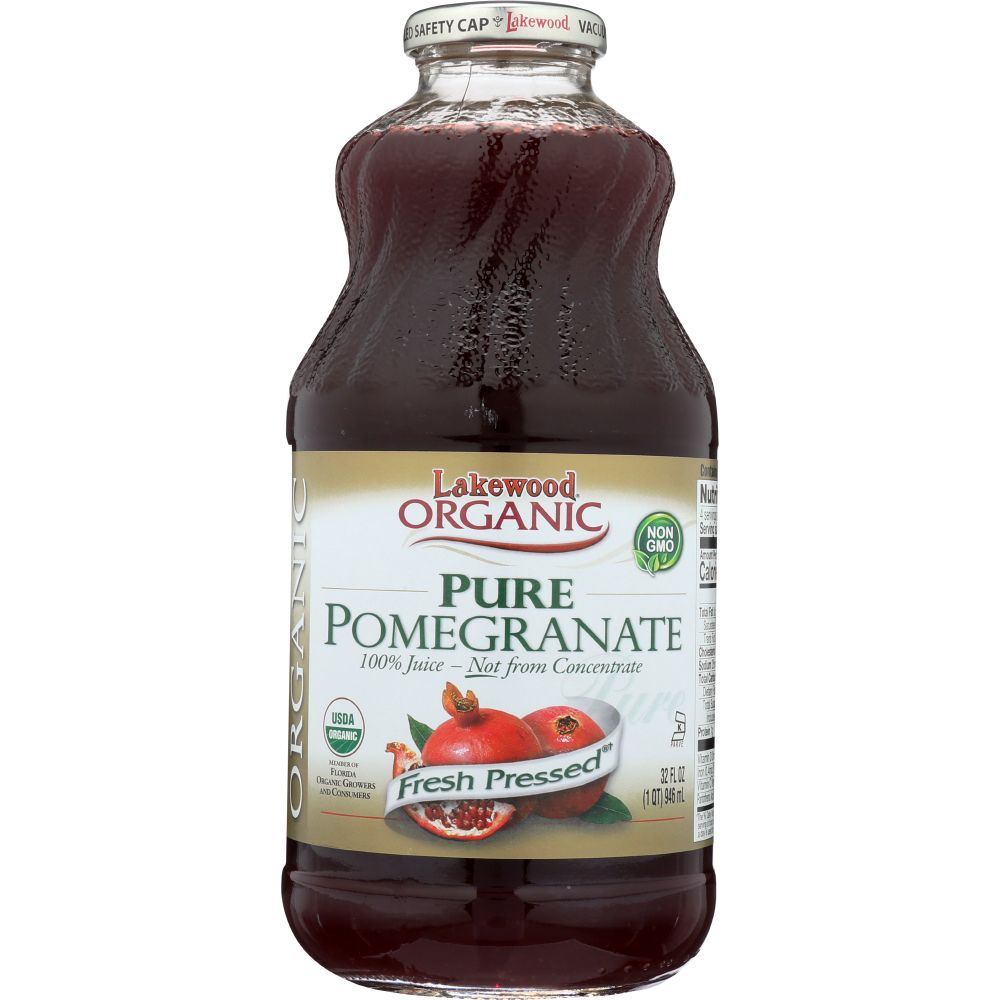 LAKEWOOD: Organic Pure Pomegranate Juice, 32 oz