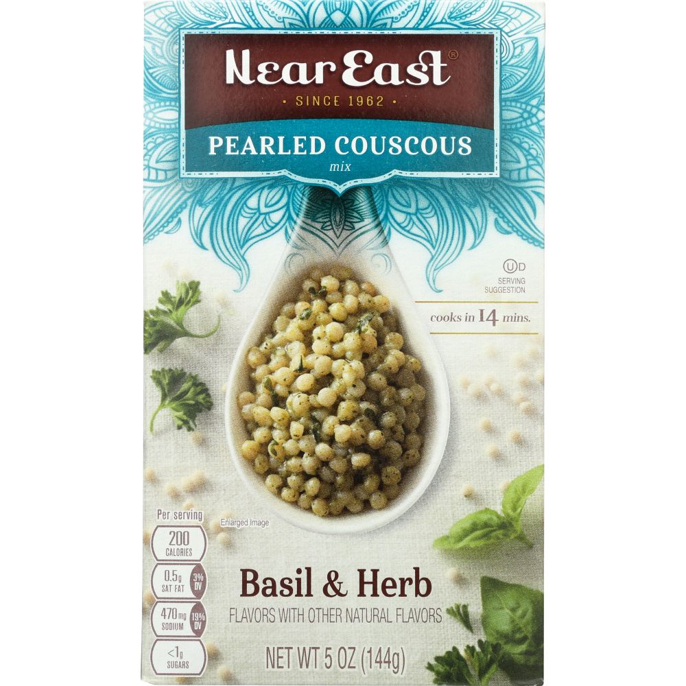 NEAR EAST: Pearled Couscous Mix Basil and Herb, 5 Oz