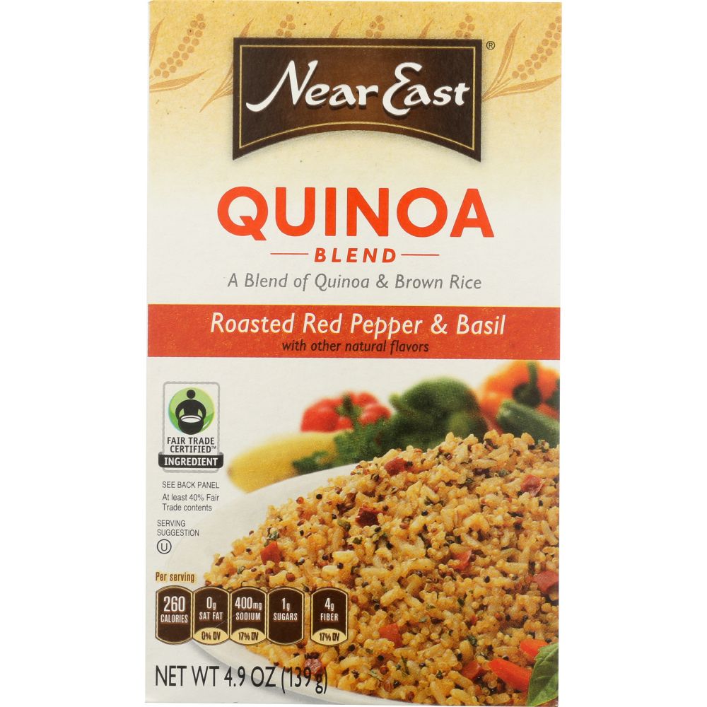 NEAR EAST: Quinoa Blend Roasted Red Pepper and Basil, 4.9 Oz