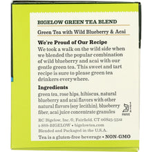 Load image into Gallery viewer, BIGELOW TEA: Green Tea Wild Blueberry &amp; Acai, 20 Tea Bags

