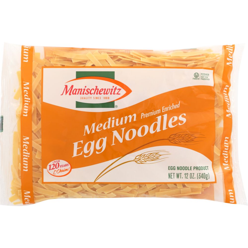 MANISCHEWITZ: Noodle Egg Medium, 12 oz