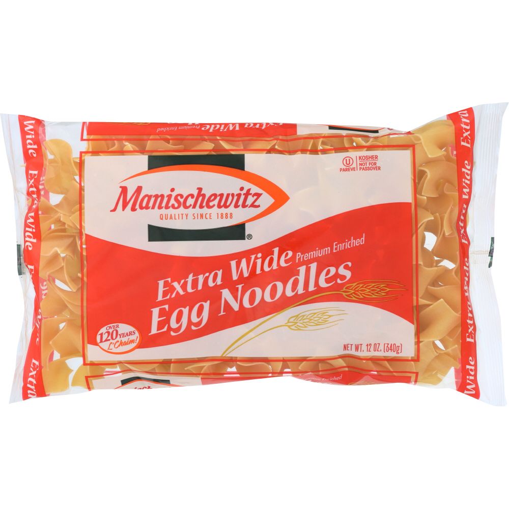 MANISCHEWITZ: Noodle Egg Extra Wide, 12 oz