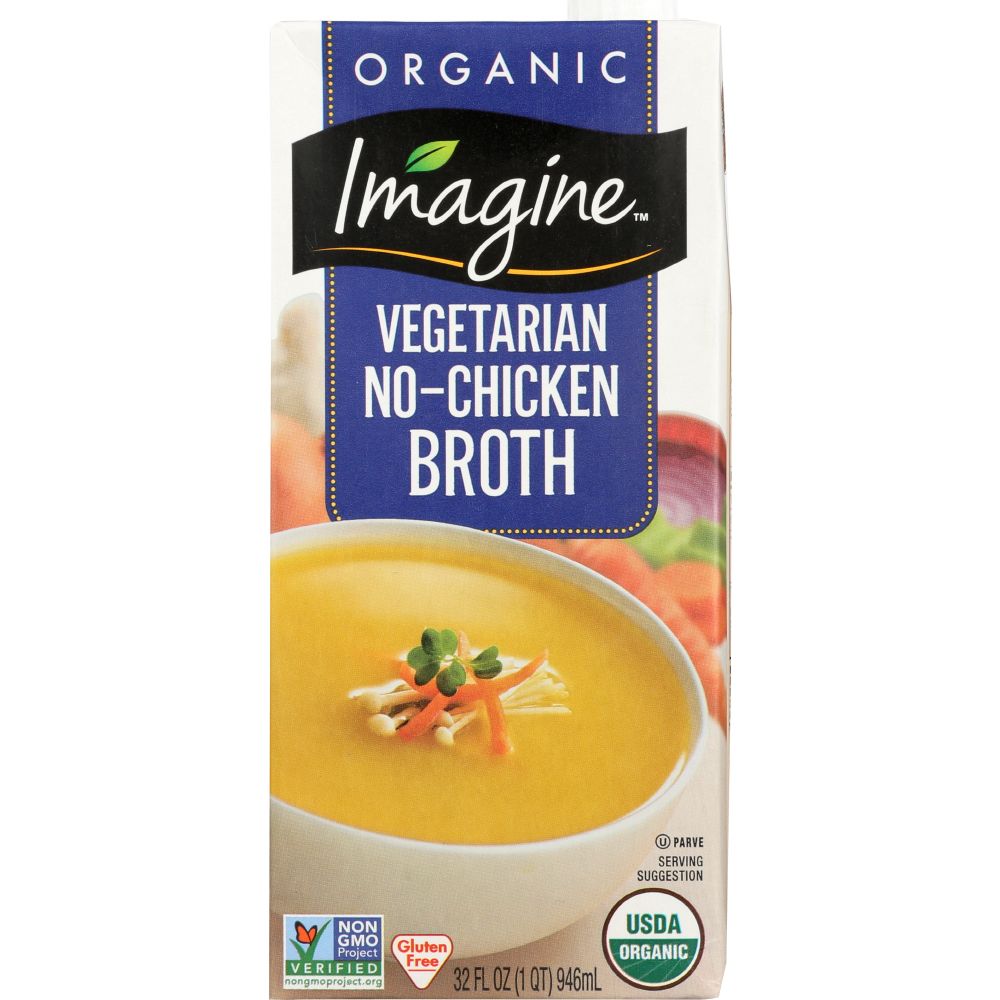 IMAGINE: Organic No-Chicken Broth, 32 oz