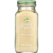 Load image into Gallery viewer, SIMPLY ORGANIC: White Pepper, 2.86 oz