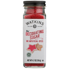 Load image into Gallery viewer, WATKINS: Red Decorating Sugar, 4.70 oz