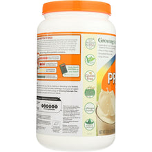 Load image into Gallery viewer, GROWING NATURALS: Organic Rice Protein Vanilla Blast, 32.8 oz