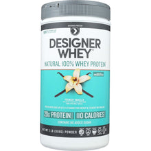 Load image into Gallery viewer, DESIGNER PROTEIN WHEY: 100% Premium Protein French Vanilla, 2 lb
