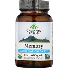Load image into Gallery viewer, ORGANIC INDIA: Memory Mental Clarity, 90 caps