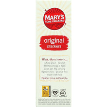 Load image into Gallery viewer, MARY&#39;S GONE CRACKERS: Organic Seed Crackers Original, 6.5 oz