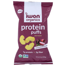 Load image into Gallery viewer, IWON ORGANICS: Protein Puffs Caramelized Onion, 5 oz